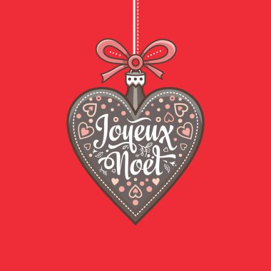 Noel kartı. Joyeux Noel. Tatil arka plan.