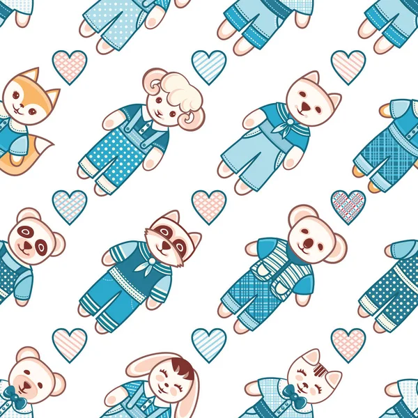 Çocuk oyuncak seamless modeli. Tasarım öğesi 