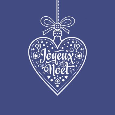 Tatil arka plan. Noel kartı Joyeux Noel.