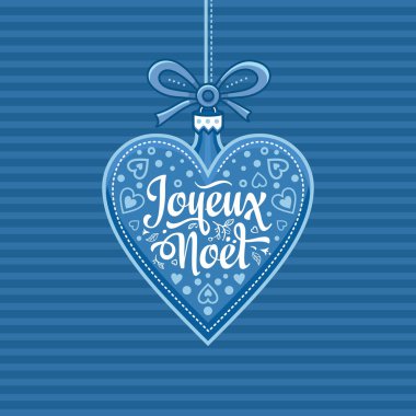 Tatil arka plan. Noel kartı Joyeux Noel. 