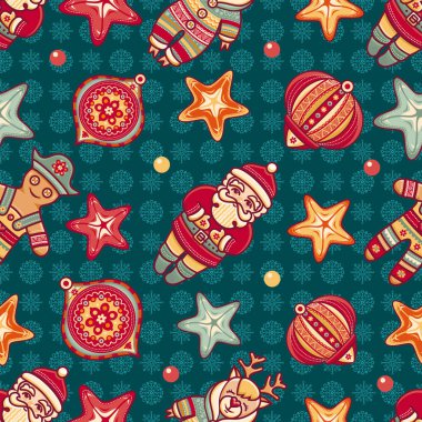 Seamless modeli. Noel tarzı. 