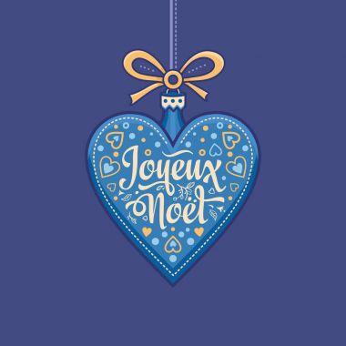 Tatil arka plan. Noel kartı Joyeux Noel. 