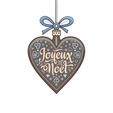 Noel kartı. Joyeux Noel. Tatil arka plan.