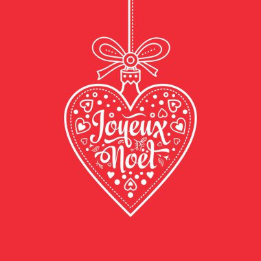 Tatil arka plan. Noel kartı Joyeux Noel.