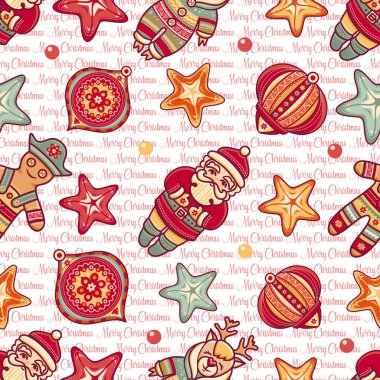 Seamless modeli. Noel tarzı. 