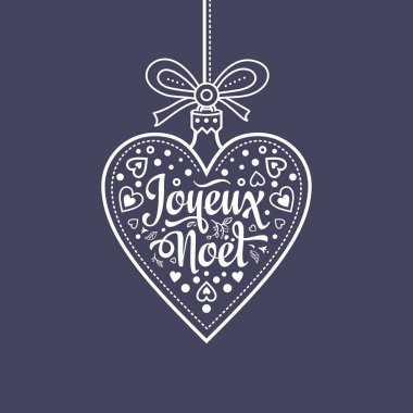 Tatil arka plan. Noel kartı Joyeux Noel.