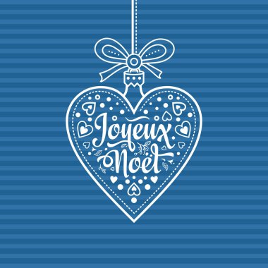 Tatil arka plan. Noel kartı Joyeux Noel.