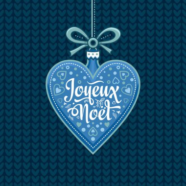 Tatil arka plan. Noel kartı Joyeux Noel. 