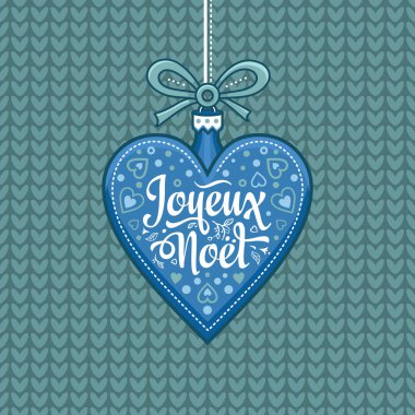Tatil arka plan. Noel kartı Joyeux Noel. 