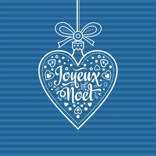 Tatil arka plan. Noel kartı Joyeux Noel.