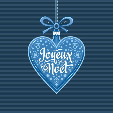 Tatil arka plan. Noel kartı Joyeux Noel. 