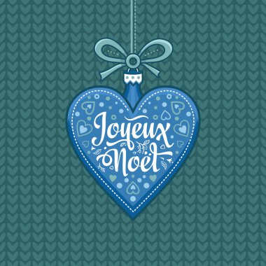 Tatil arka plan. Noel kartı Joyeux Noel. 