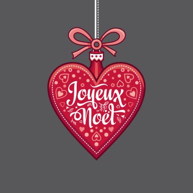 Kış arka plan. Noel kartı Joyeux Noel.