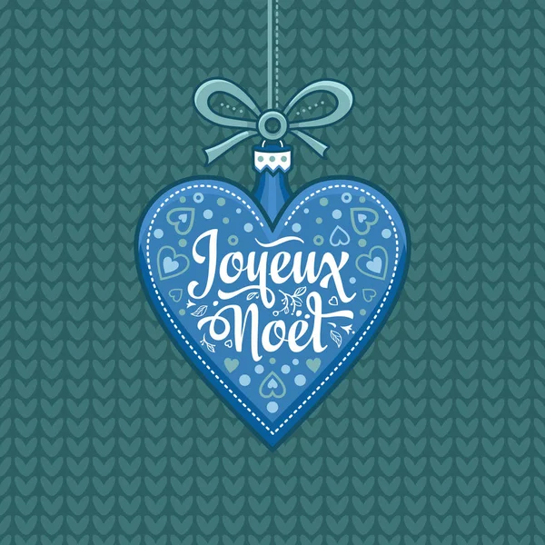 Tatil arka plan. Noel kartı Joyeux Noel. 