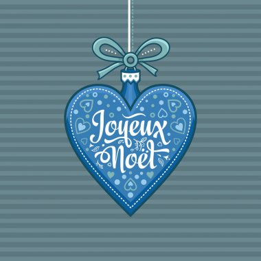Tatil arka plan. Noel kartı Joyeux Noel. 