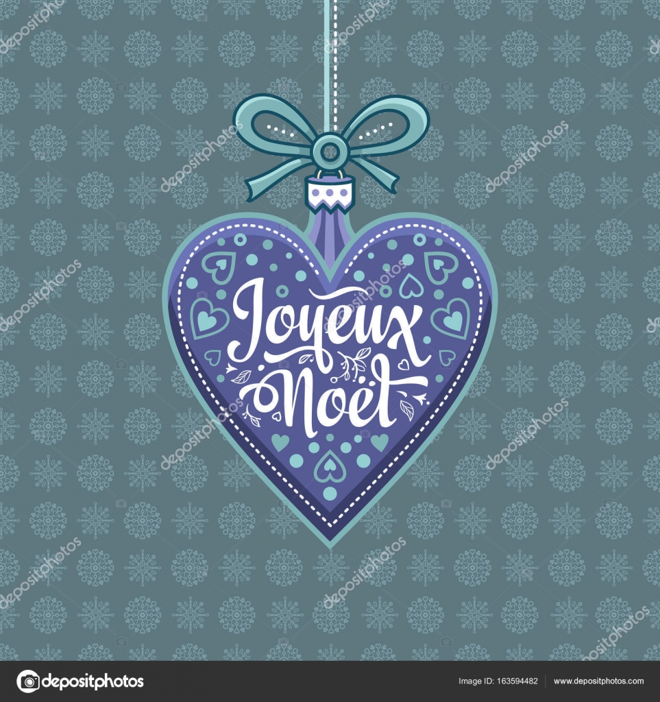 Ctrlh's portfolio on shutterstock French Merry Christmas Joyeux Noel. Greeting Card — Stock Vector © ZzN