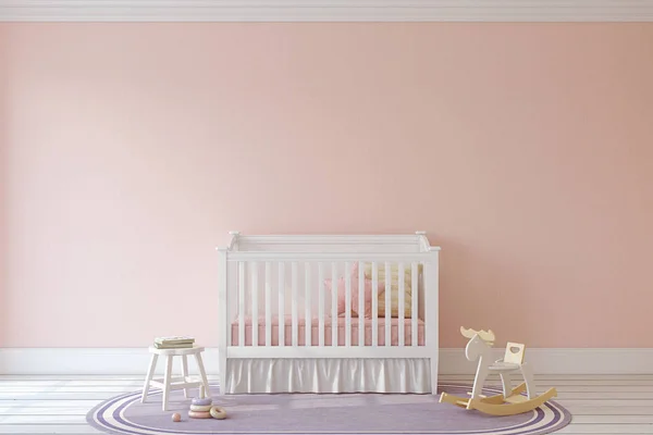 Interior of nursery. 3d render. — Stock Photo, Image