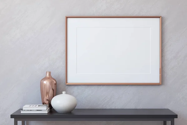 Frame mockup. 3D render. — Stockfoto