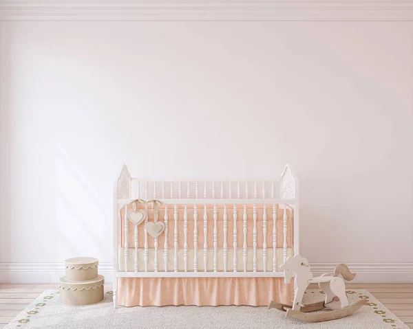 Interior of nursery. 3d render. — Stock Photo, Image