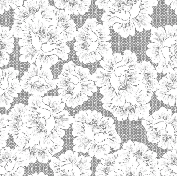 Seamless White Vector Lace Pattern Stock Image Everypixel