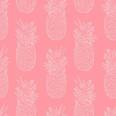 Sorunsuz Vecor ananas desen