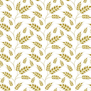 Sorunsuz vektör buğday desen