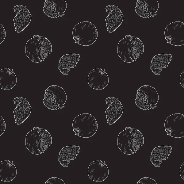 Kesintisiz anahat vektör nar desen