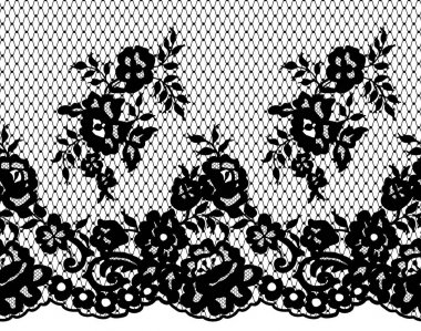 Kusursuz vektör dantel deseni