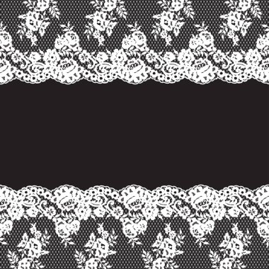 Kusursuz vektör dantel deseni