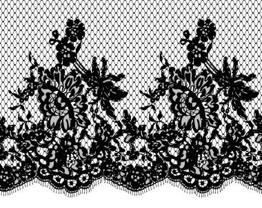 Kusursuz vektör dantel deseni