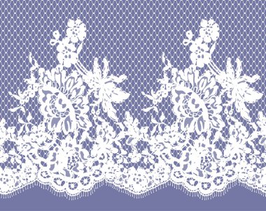 Kusursuz vektör dantel deseni