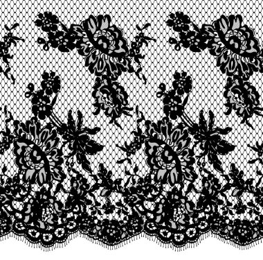 Kusursuz vektör dantel deseni
