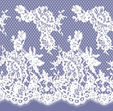 Kusursuz vektör dantel deseni