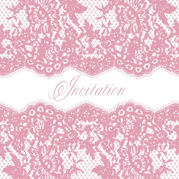 Seamless Vector Lace Pattern — Stock Vector