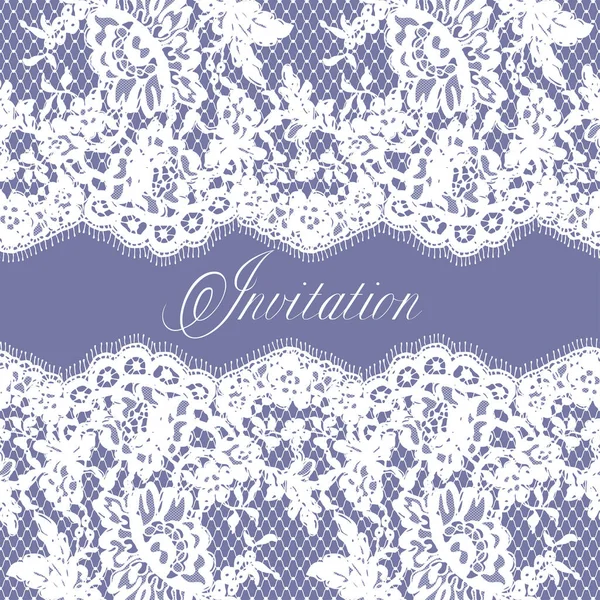 Seamless Vector Lace Pattern — Stock Vector