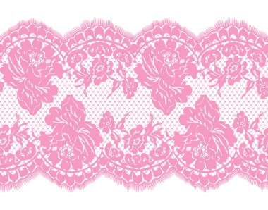 Sorunsuz vektör pembe dantel modeli