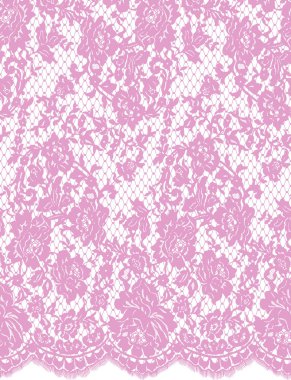 Sorunsuz vektör pembe dantel modeli