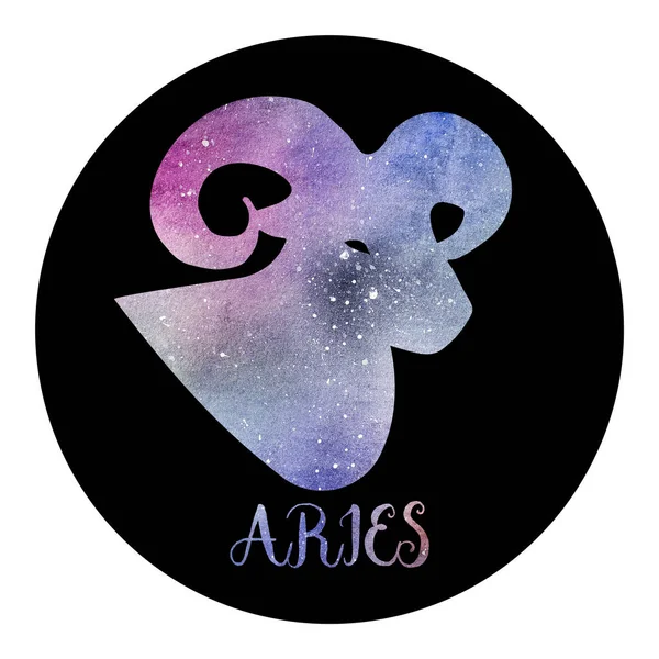 Aquarel sterrenbeeld Aries — Stockfoto