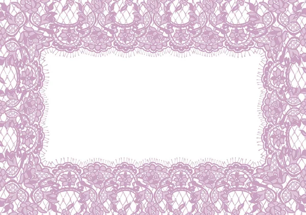 Vector Pink Lace Detailed Frame