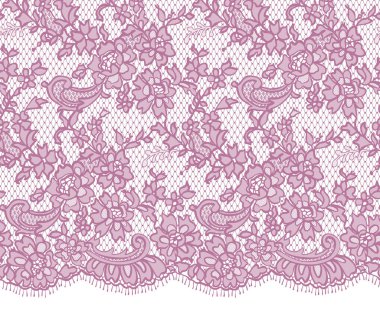 Sorunsuz vektör pembe dantel modeli