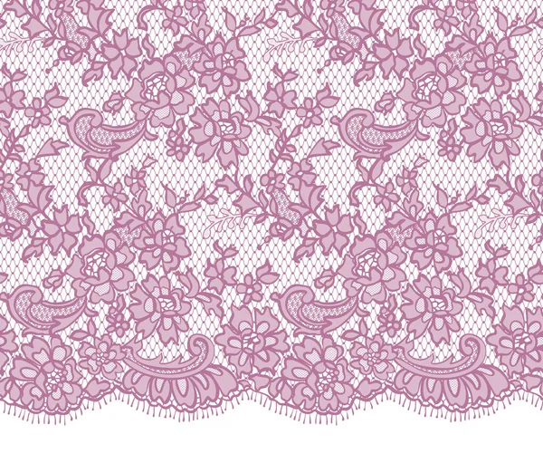 Modèle de dentelle rose vectorielle sans couture — Image vectorielle