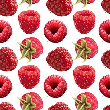 Sorunsuz vektör ahududu desen