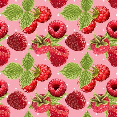 Sorunsuz vektör ahududu desen