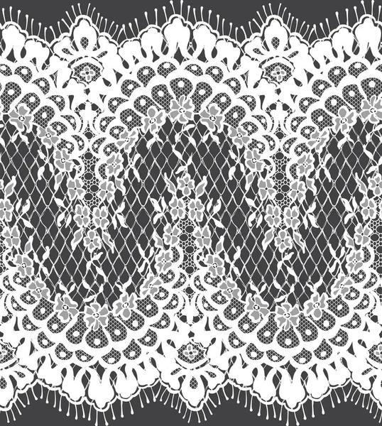 Sorunsuz vektör beyaz dantel modeli