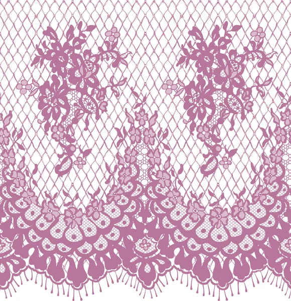 Sorunsuz vektör pembe dantel modeli