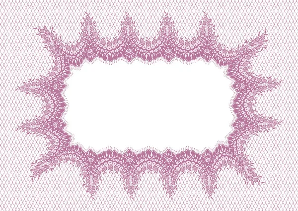 Vector Pink Lace Frame