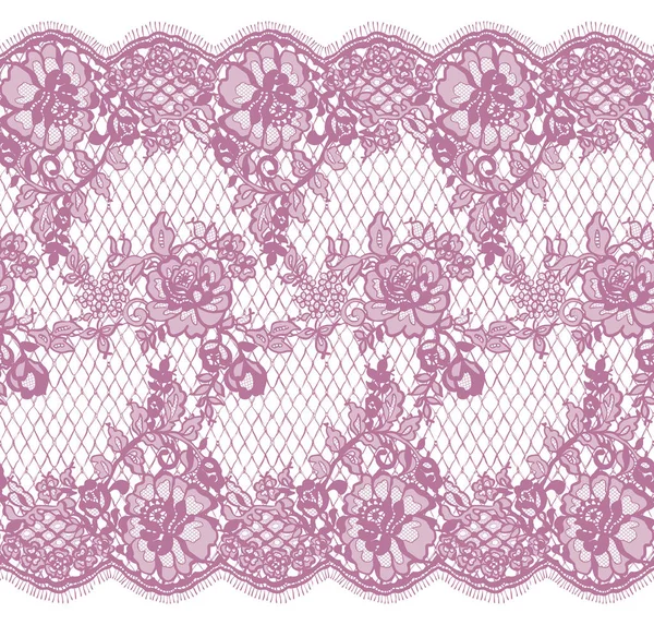 Seamless Vector Pink Lace Pattern