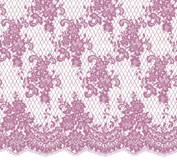 Patrón de encaje rosa vector sin costura — Archivo Imágenes Vectoriales