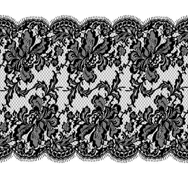 Seamless Vector Black Lace Pattern — Stock Vector © maryswell #161314132