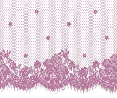 Sorunsuz vektör pembe dantel modeli